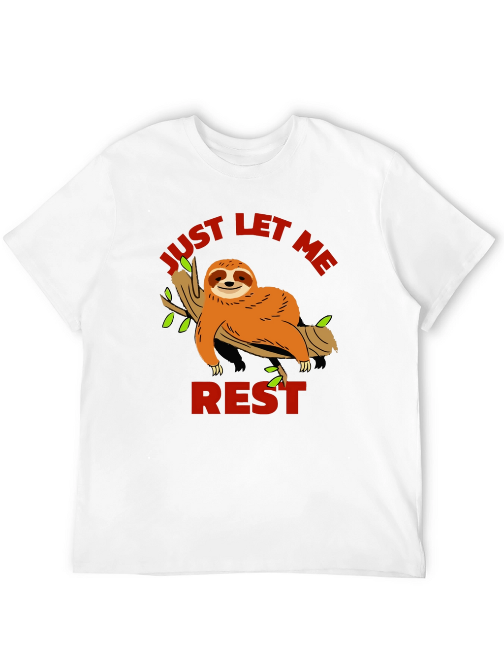 Just Let Me Rest Sloth Graphic Tee