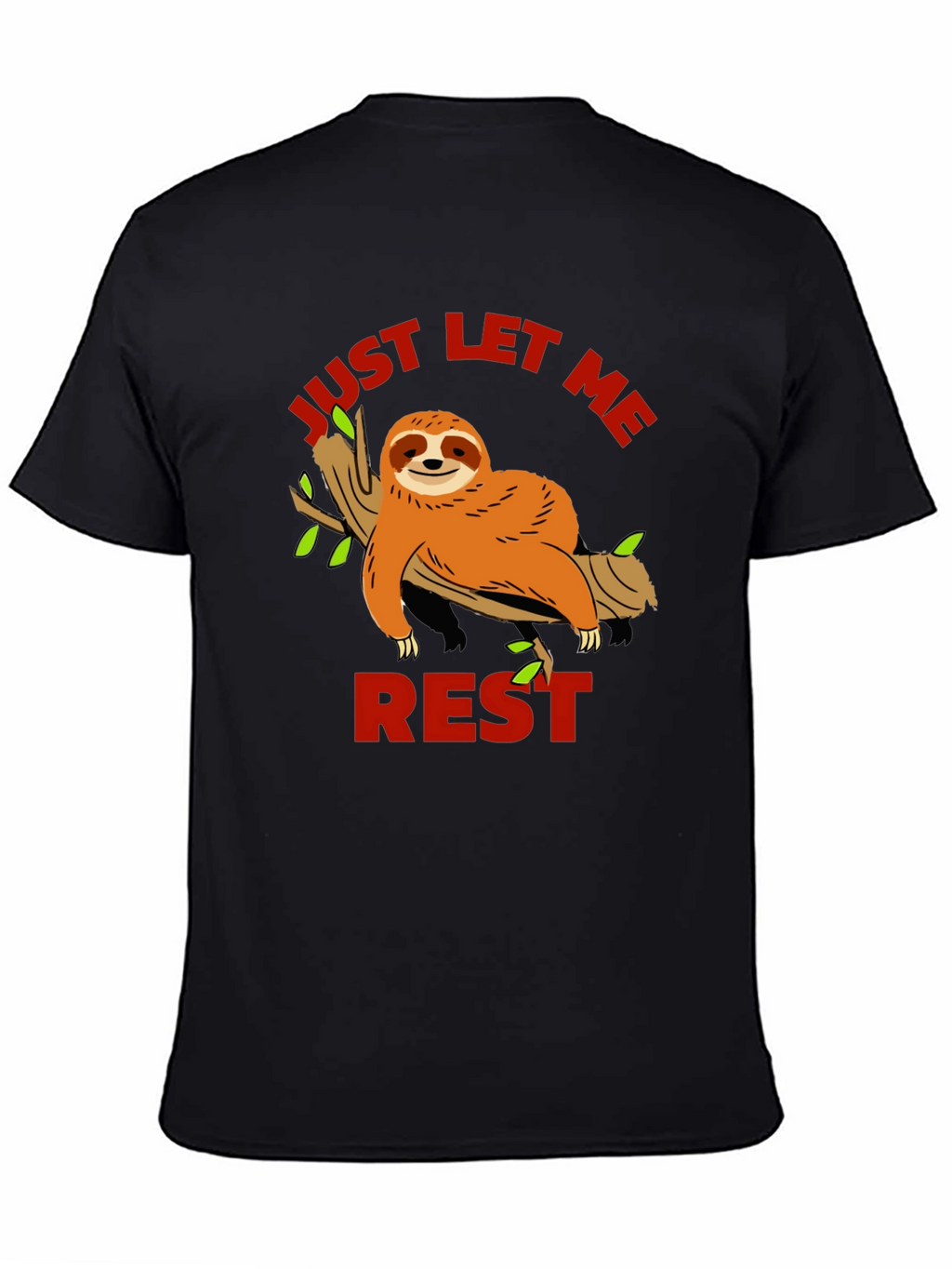 Just Let Me Rest Sloth Graphic Tee