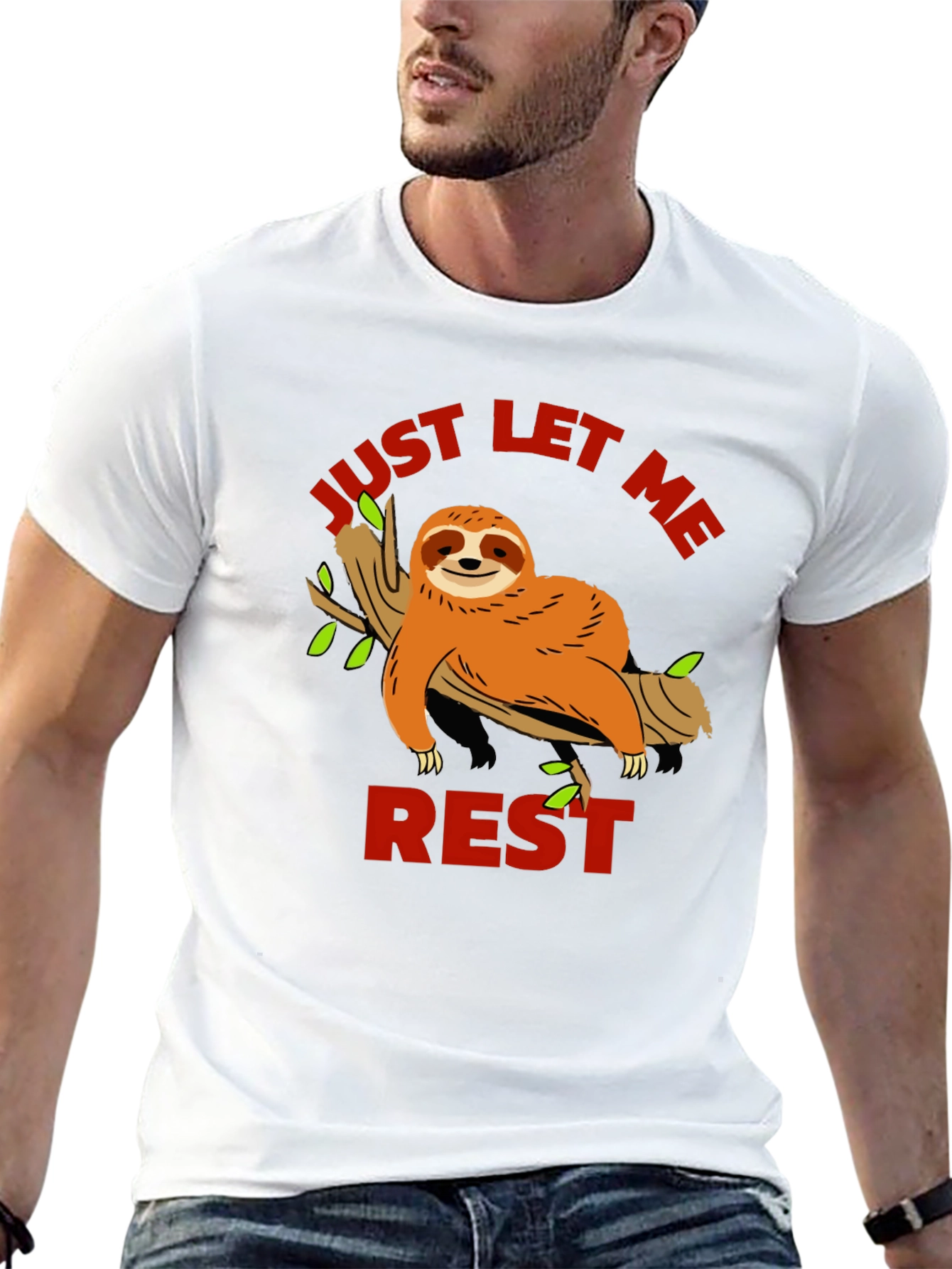 Just Let Me Rest Sloth Graphic Tee
