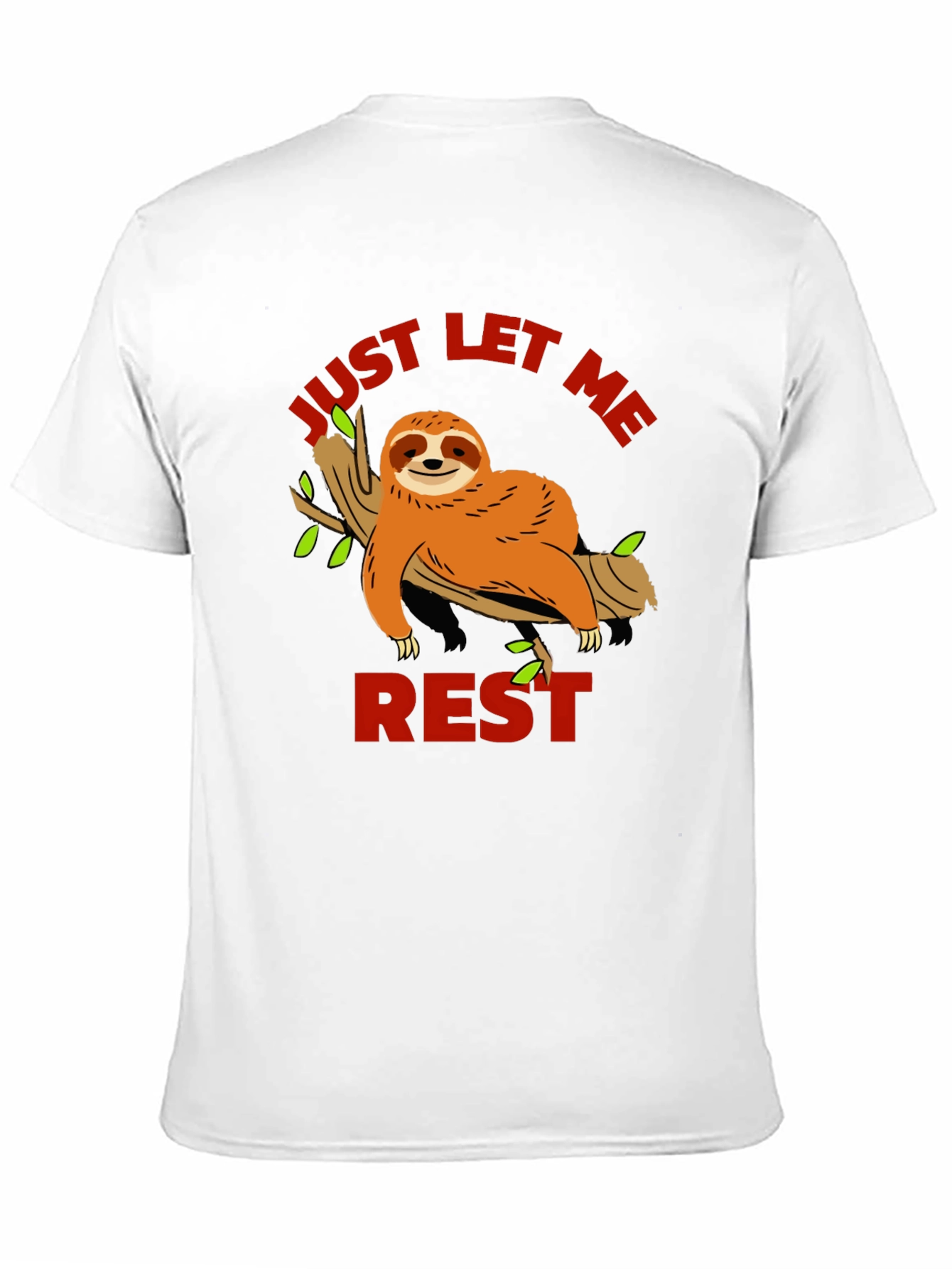 Just Let Me Rest Sloth Graphic Tee