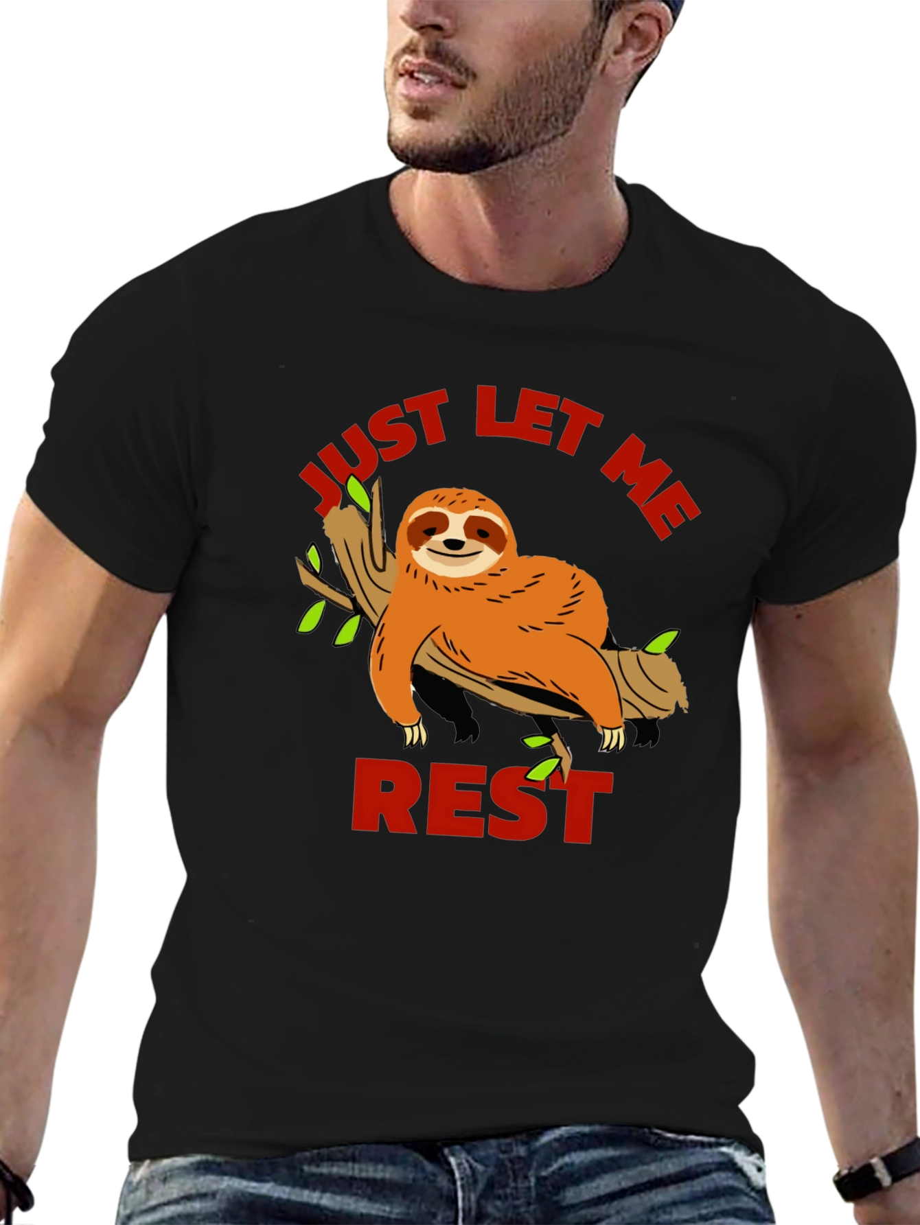 Just Let Me Rest Sloth Graphic Tee