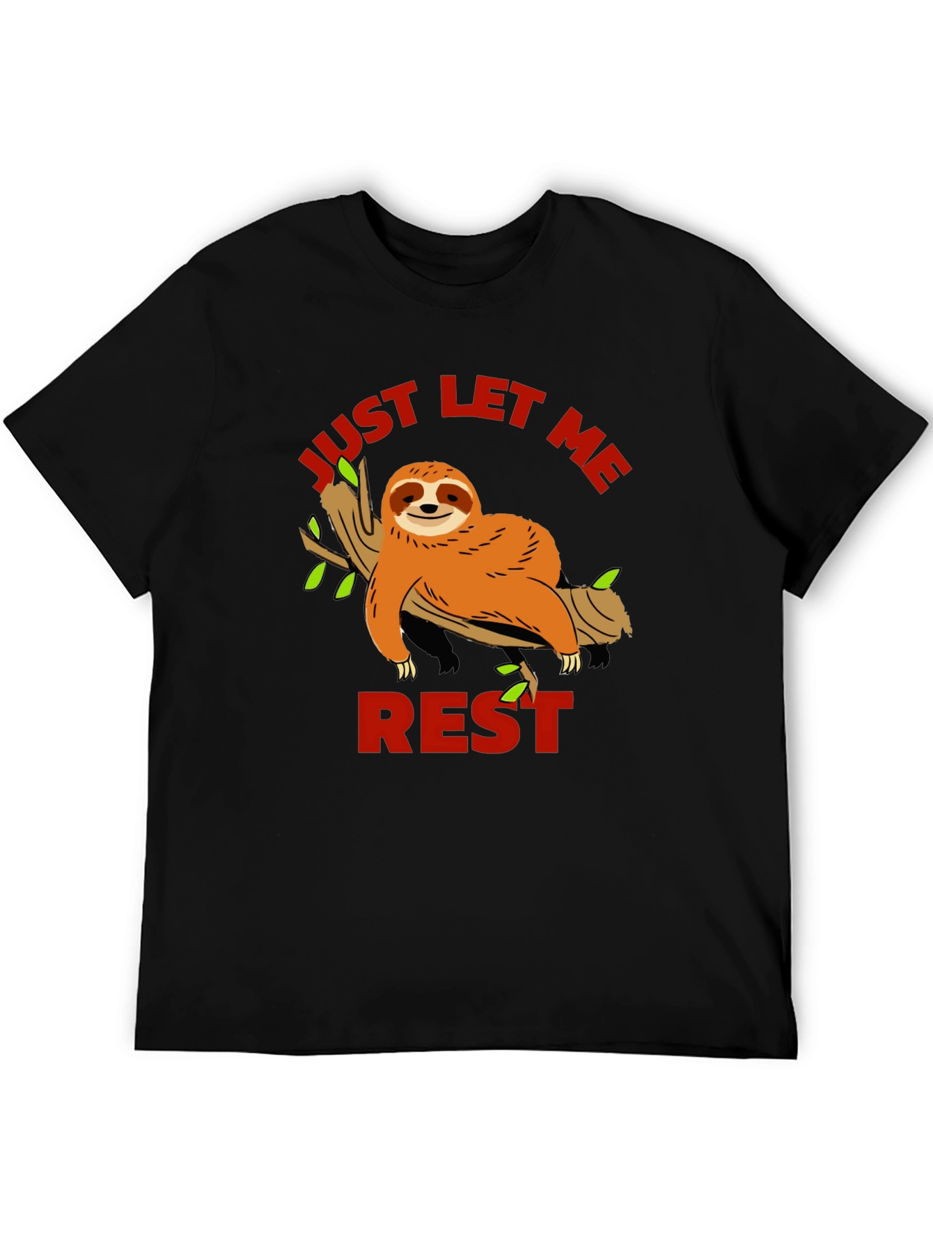 Just Let Me Rest Sloth Graphic Tee