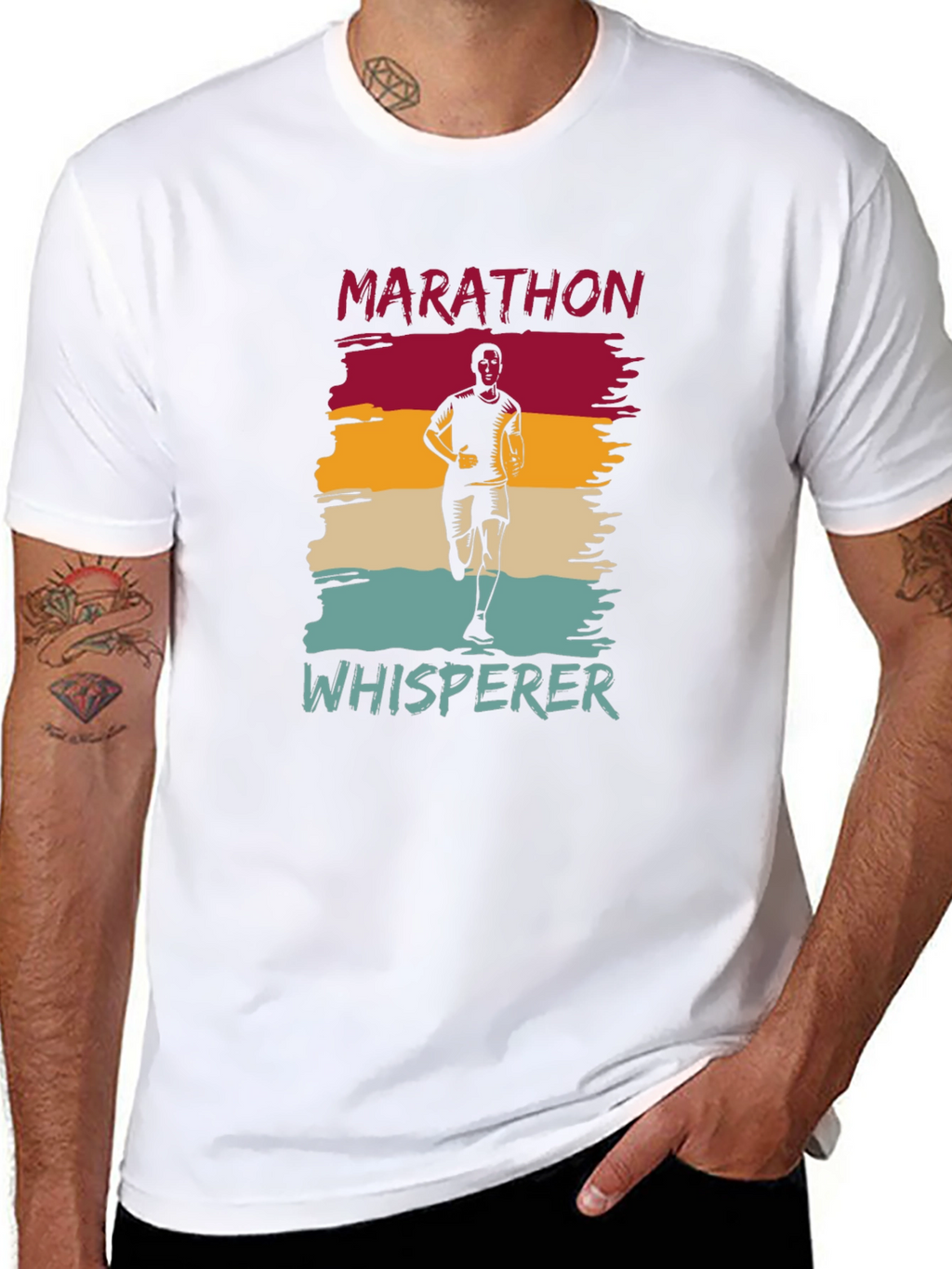Marathon Whisperer Graphic T-Shirt for Runners