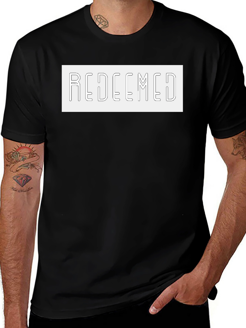 Redeemed Graphic T-Shirt - Black