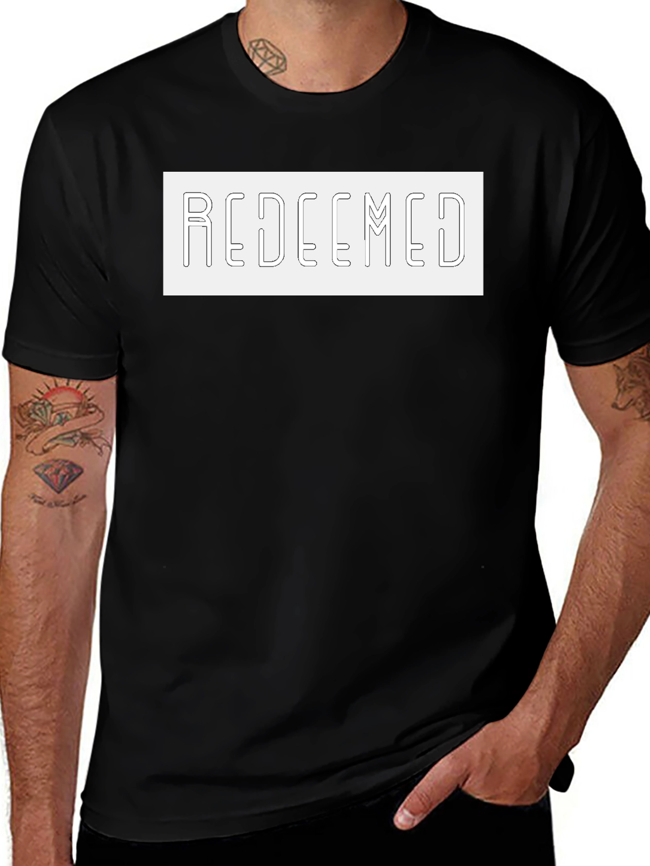 Redeemed Graphic T-Shirt - Black