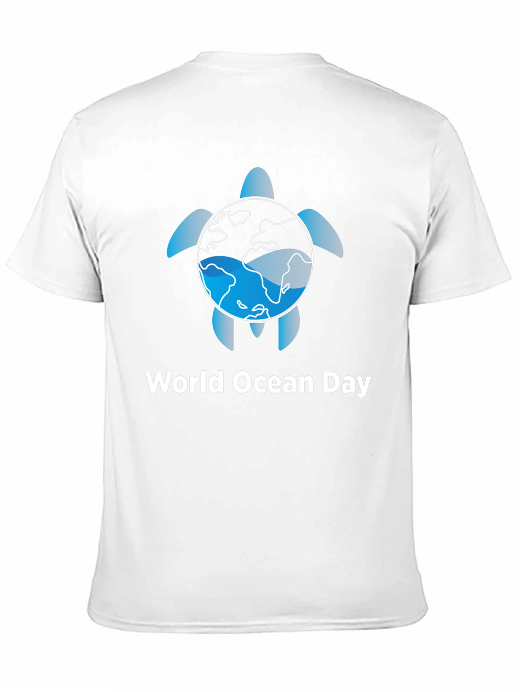 World Ocean Day Turtle Earth Graphic T-Shirt
