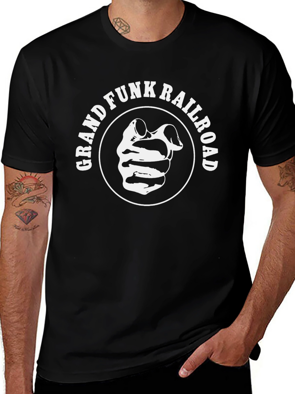 Grand Funk Railroad Black T-Shirt