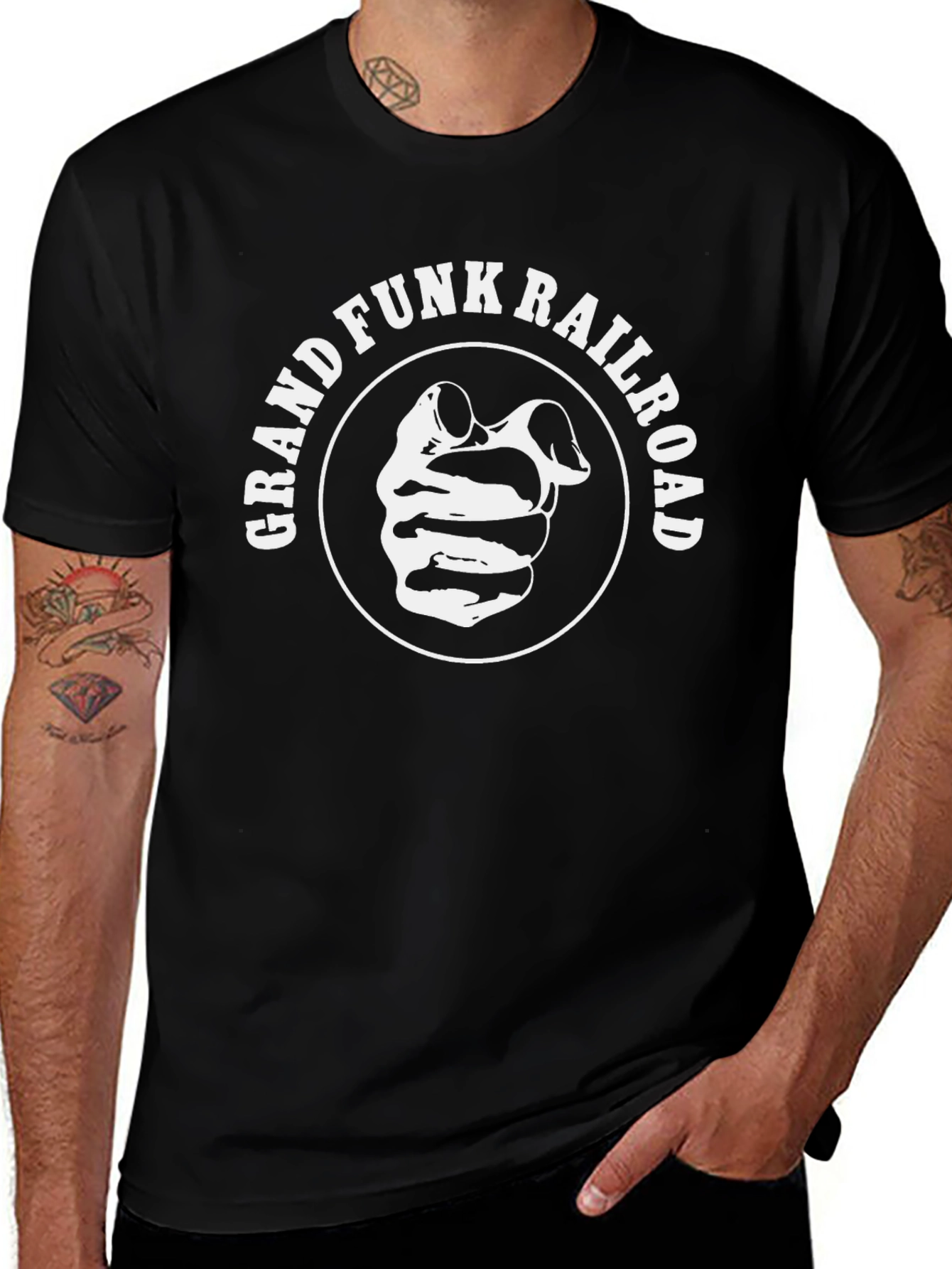 Grand Funk Railroad Black T-Shirt