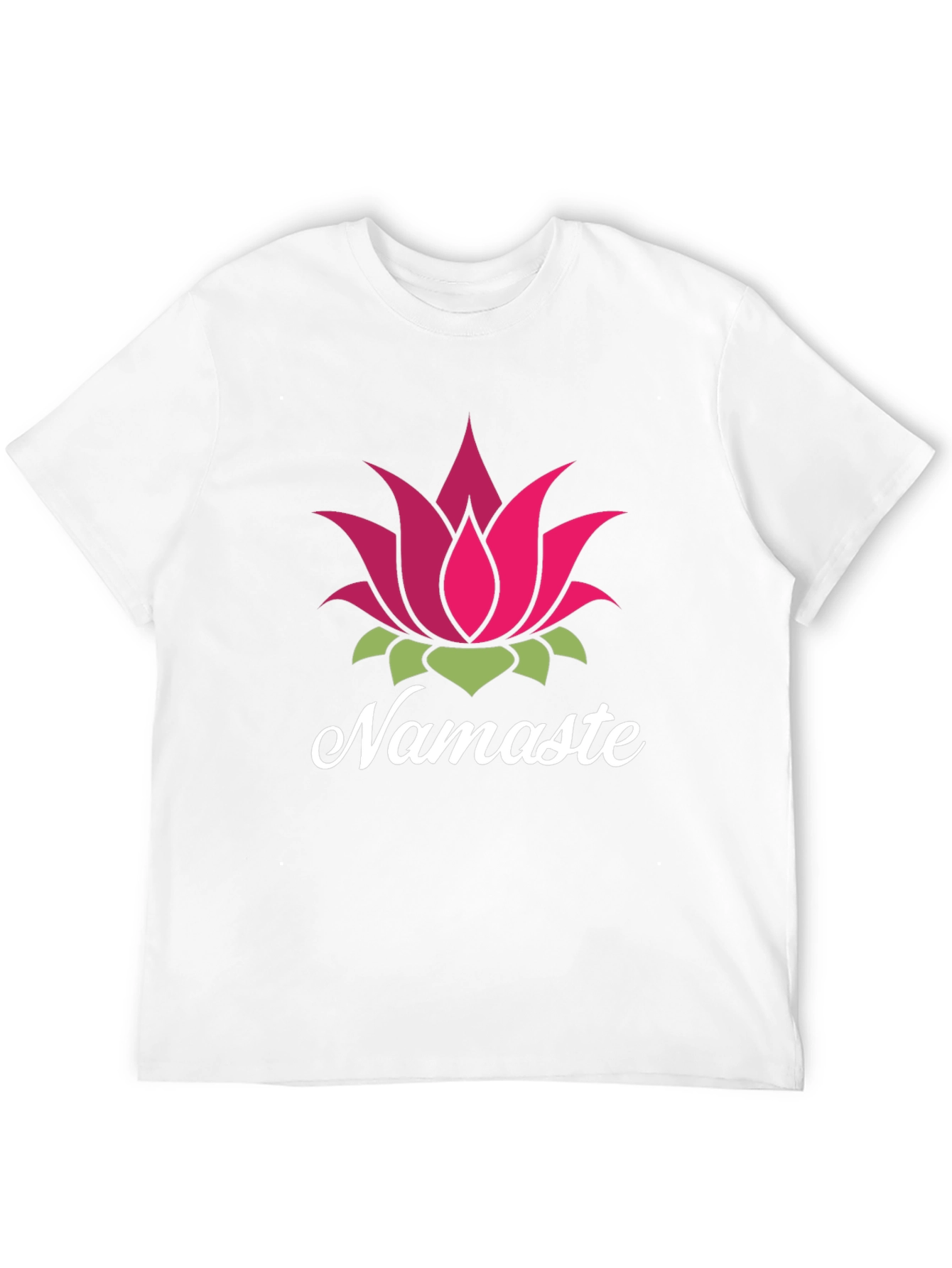 Namaste Lotus Flower Graphic T-Shirt