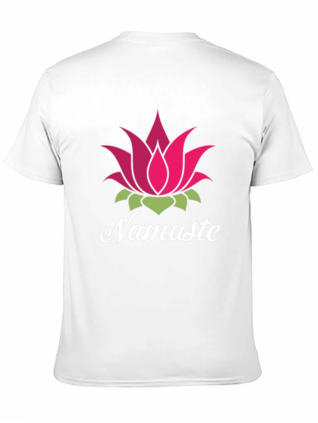 Namaste Lotus Flower Graphic T-Shirt