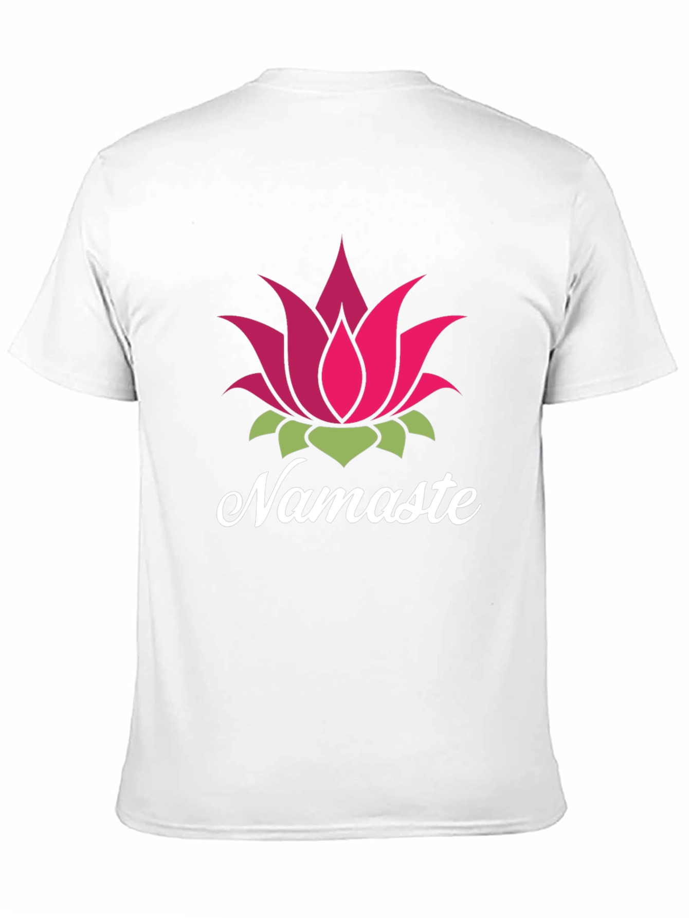 Namaste Lotus Flower Graphic T-Shirt