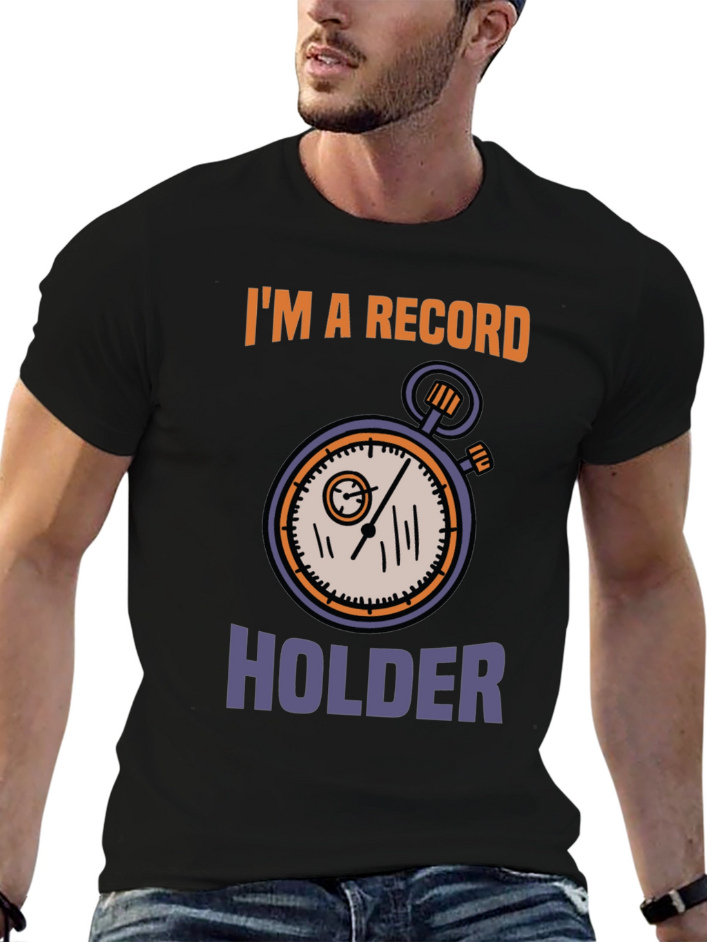 Im A Record Holder Graphic T-Shirt