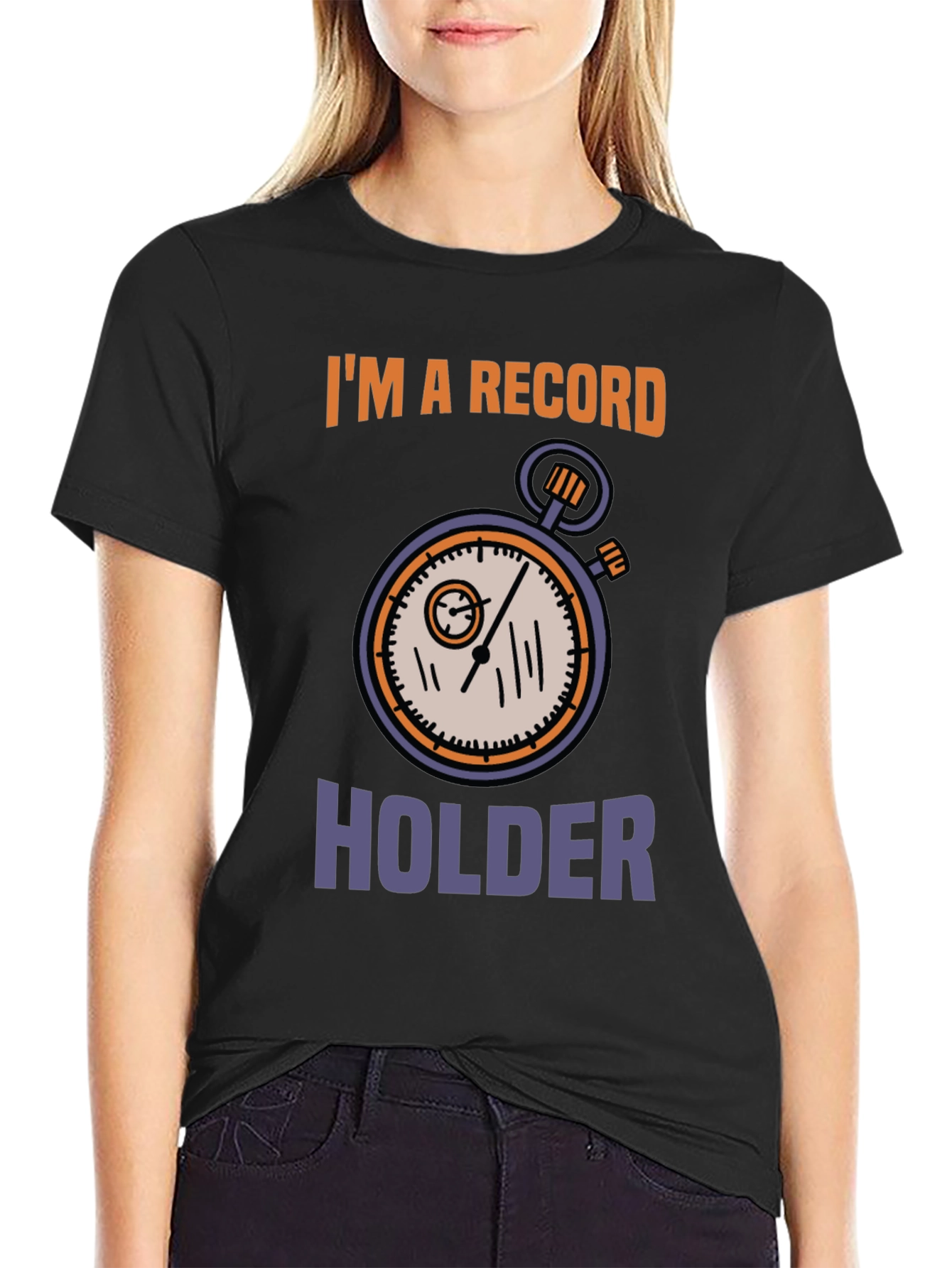 Im A Record Holder Graphic T-Shirt