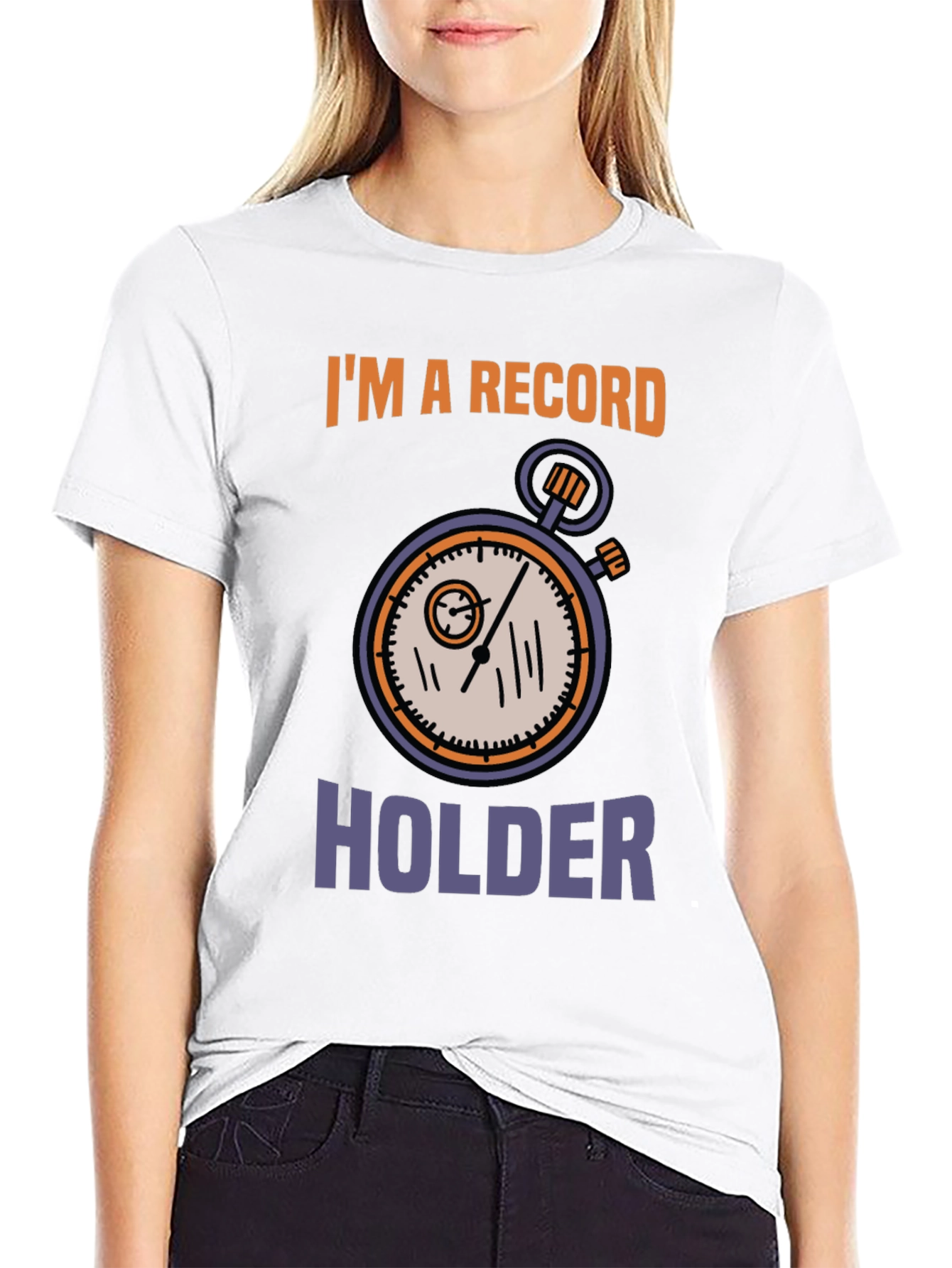Im A Record Holder Graphic T-Shirt