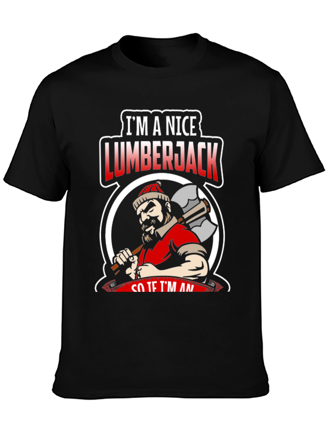 Nice Lumberjack Graphic Tee