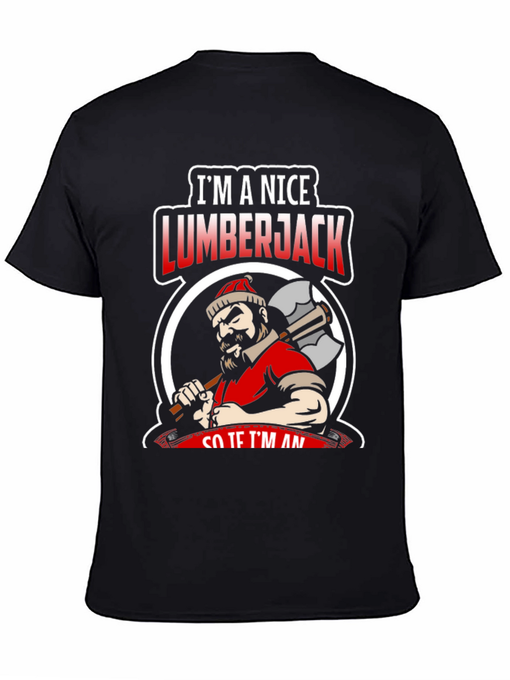 Nice Lumberjack Graphic Tee