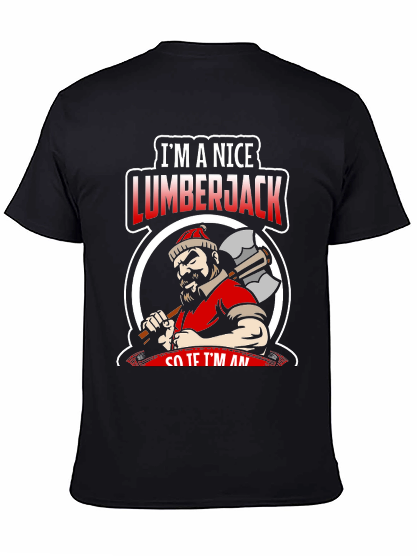 Nice Lumberjack Graphic Tee