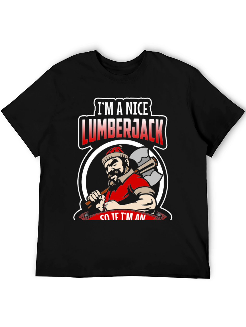 Nice Lumberjack Graphic Tee