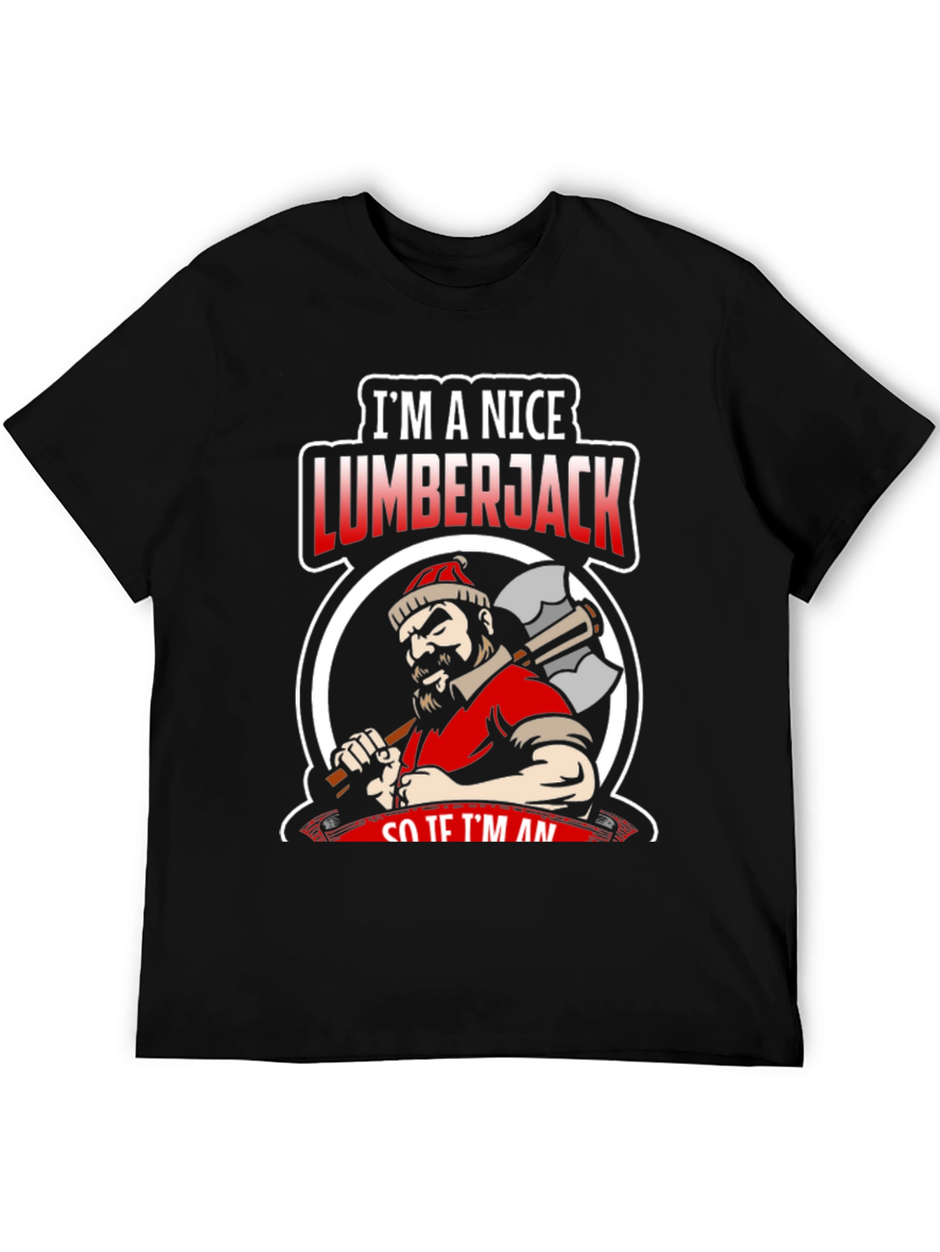 Nice Lumberjack Graphic Tee