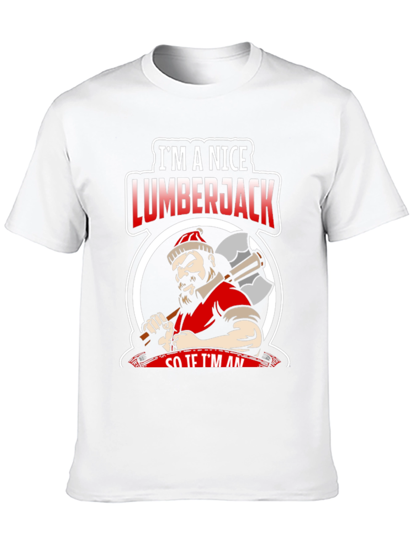 Nice Lumberjack Graphic Tee