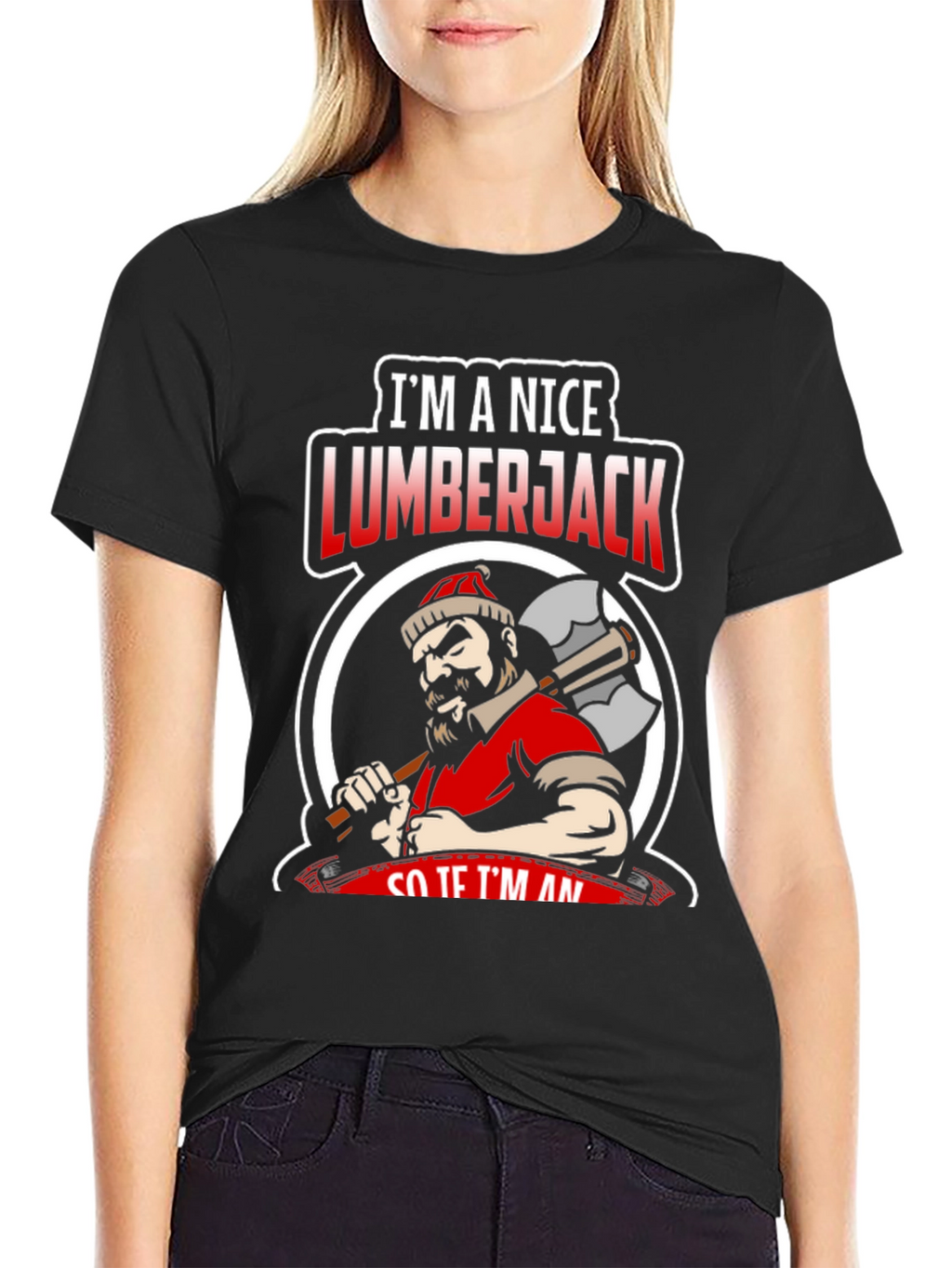 Nice Lumberjack Graphic Tee