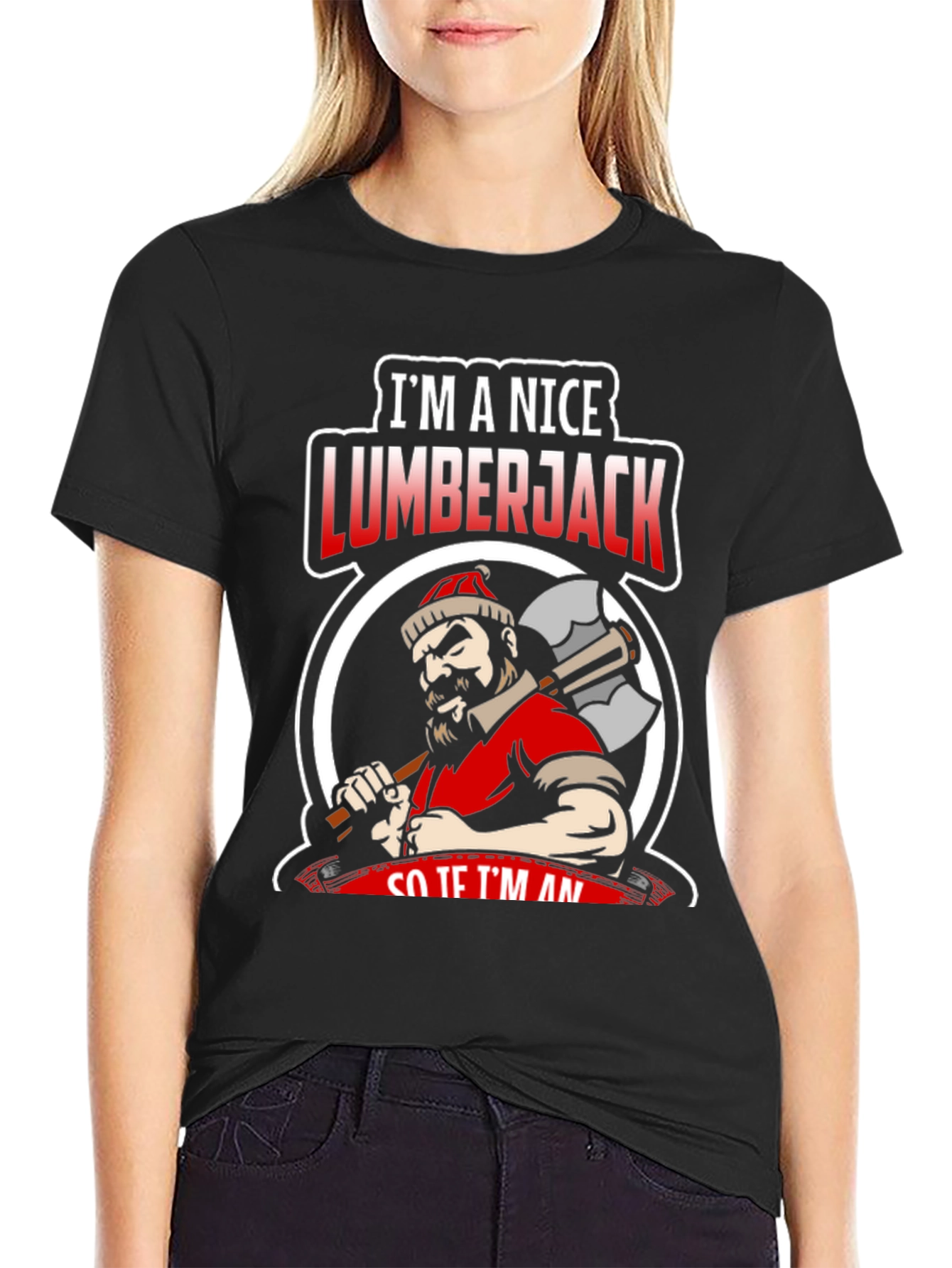 Nice Lumberjack Graphic Tee