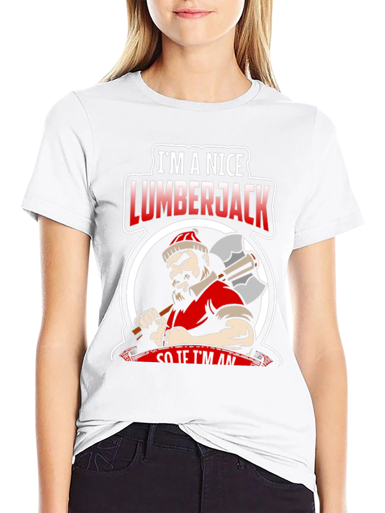 Nice Lumberjack Graphic Tee