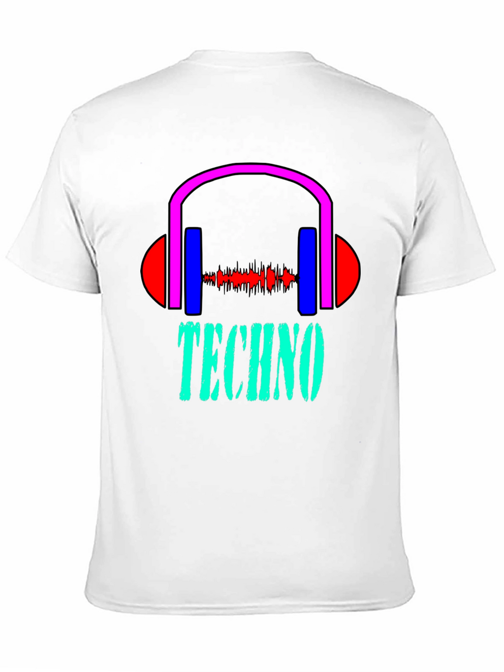 Techno Music Graphic Tee - Stylish Black T-Shirt