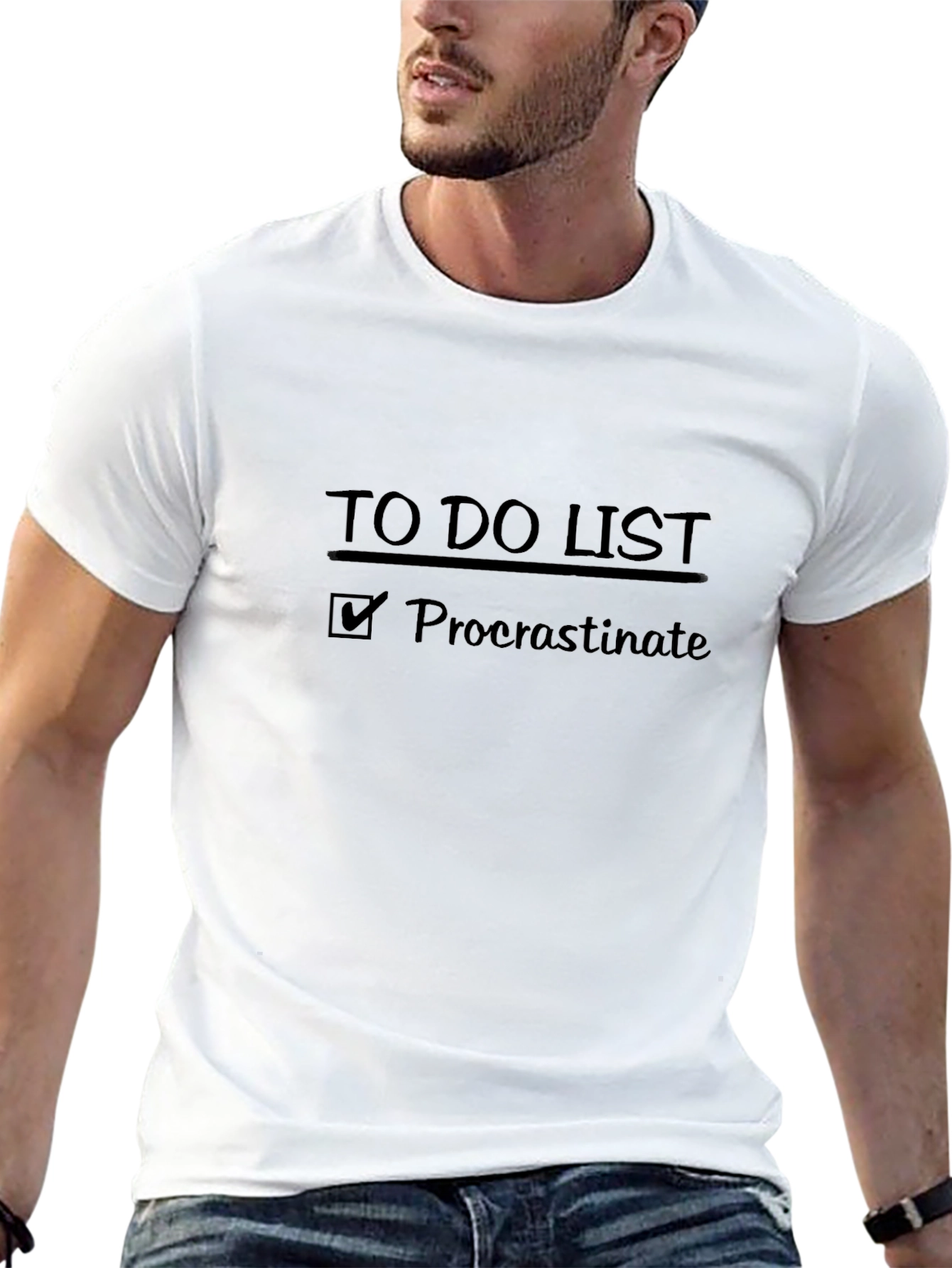 Procrastinate To Do List Graphic T-Shirt