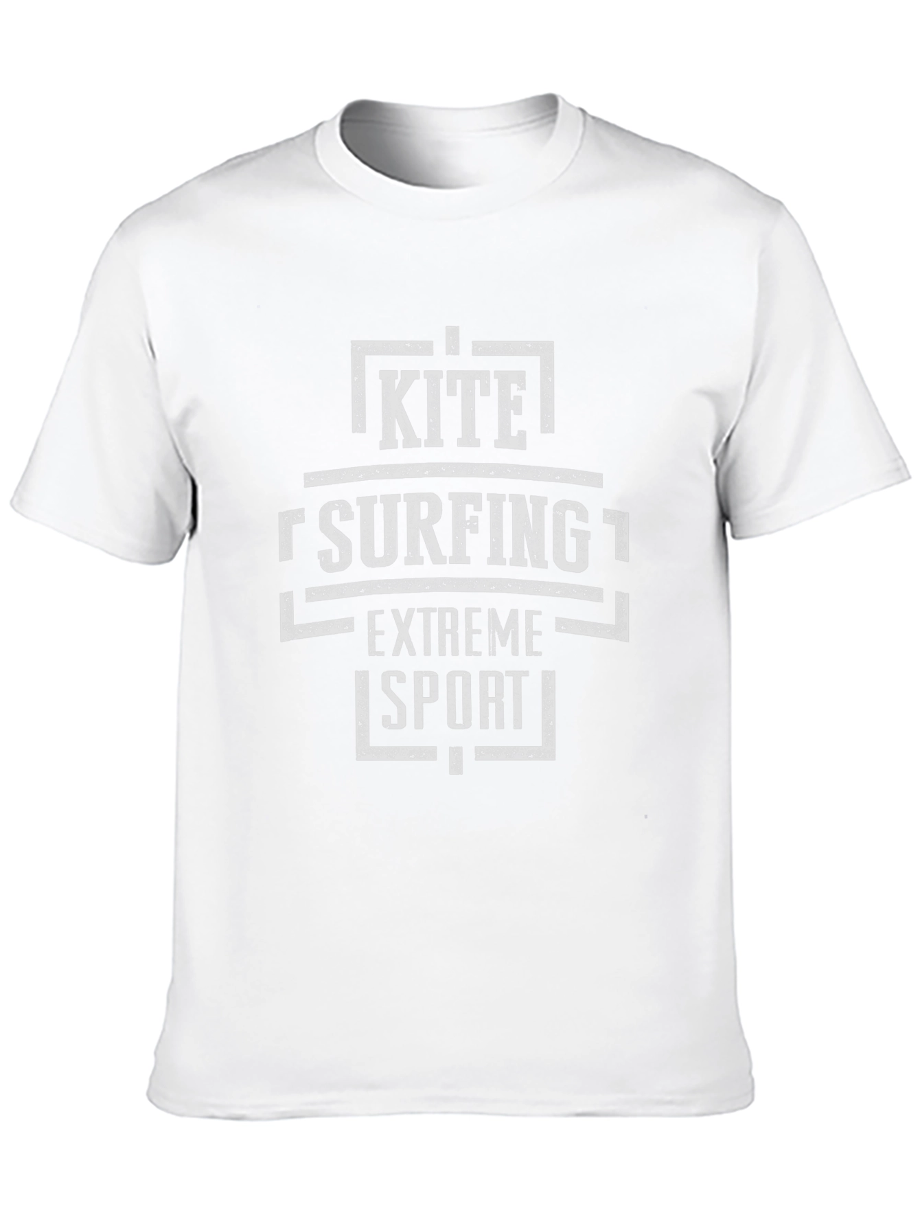 Kite Surfing Extreme Sport Black Graphic Tee