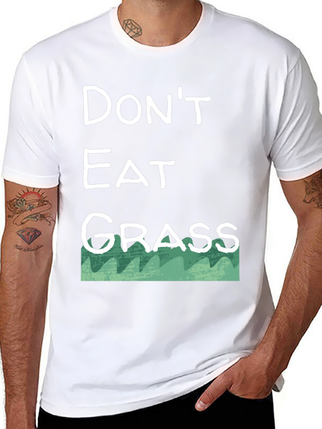 Dont Eat Grass T-Shirt - Funny Novelty Tee