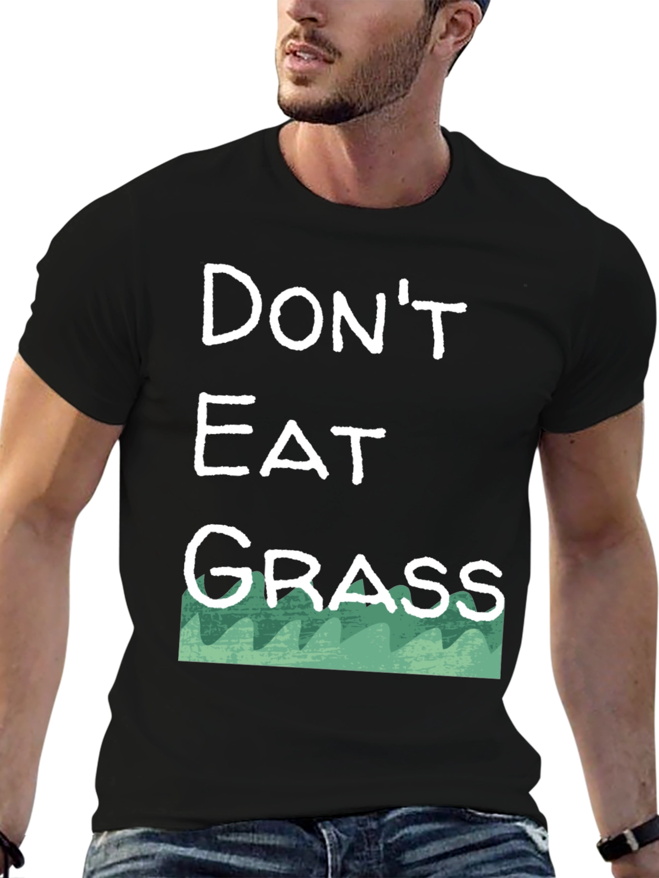 Dont Eat Grass T-Shirt - Funny Novelty Tee