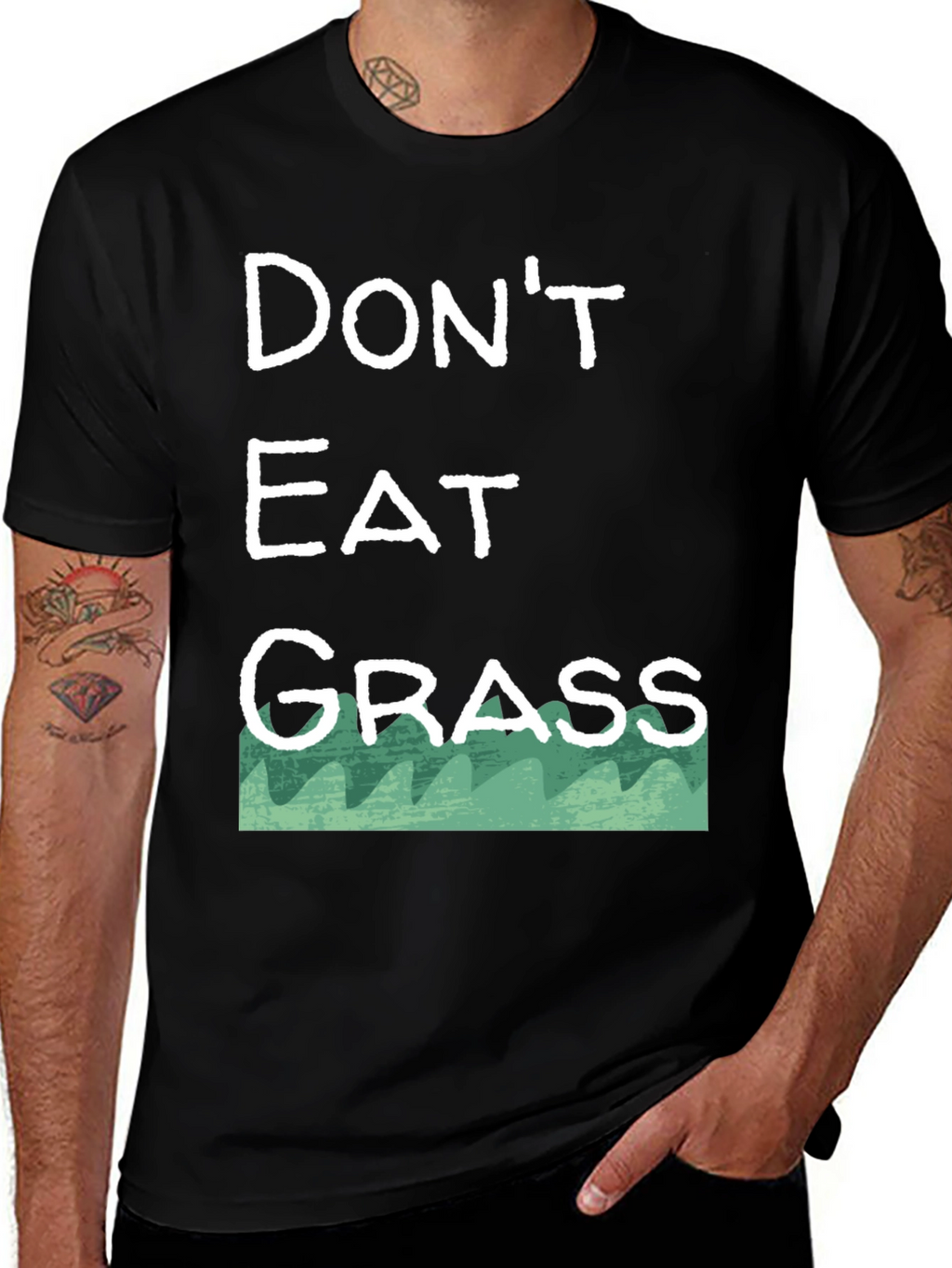 Dont Eat Grass T-Shirt - Funny Novelty Tee