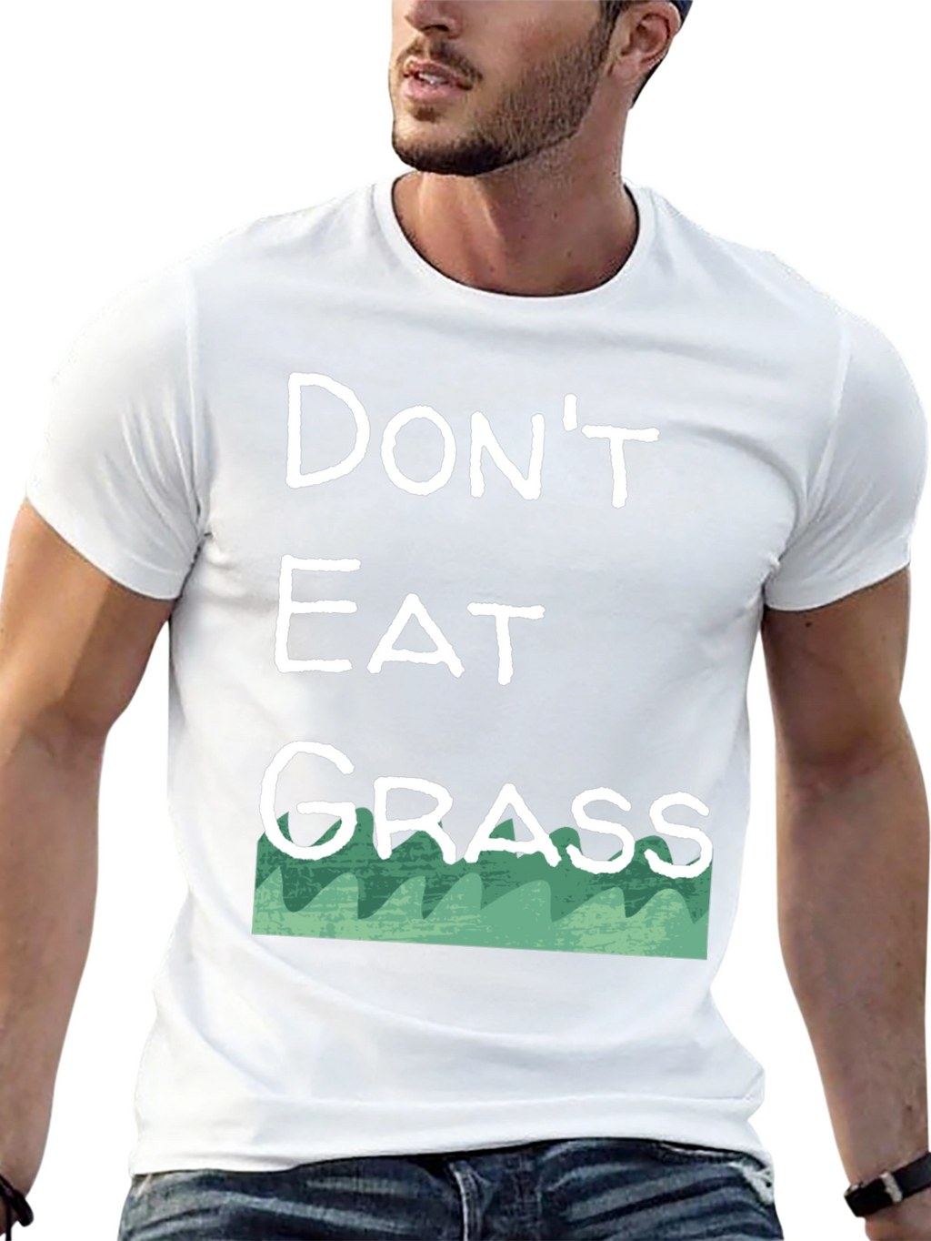 Dont Eat Grass T-Shirt - Funny Novelty Tee