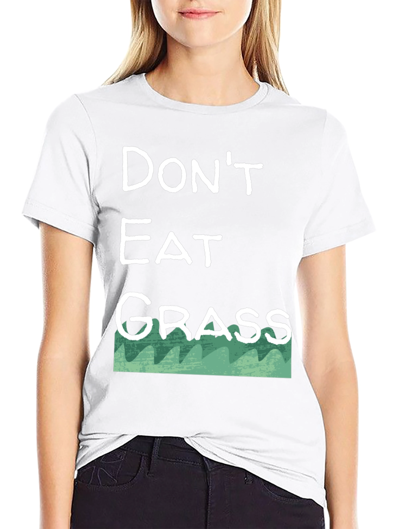 Dont Eat Grass T-Shirt - Funny Novelty Tee