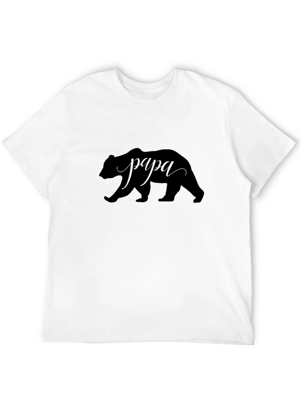 Papa Bear T-Shirt - Black