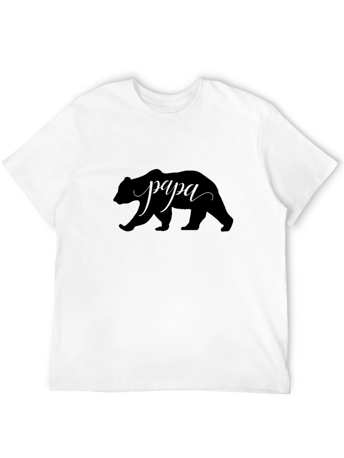 Papa Bear T-Shirt - Black