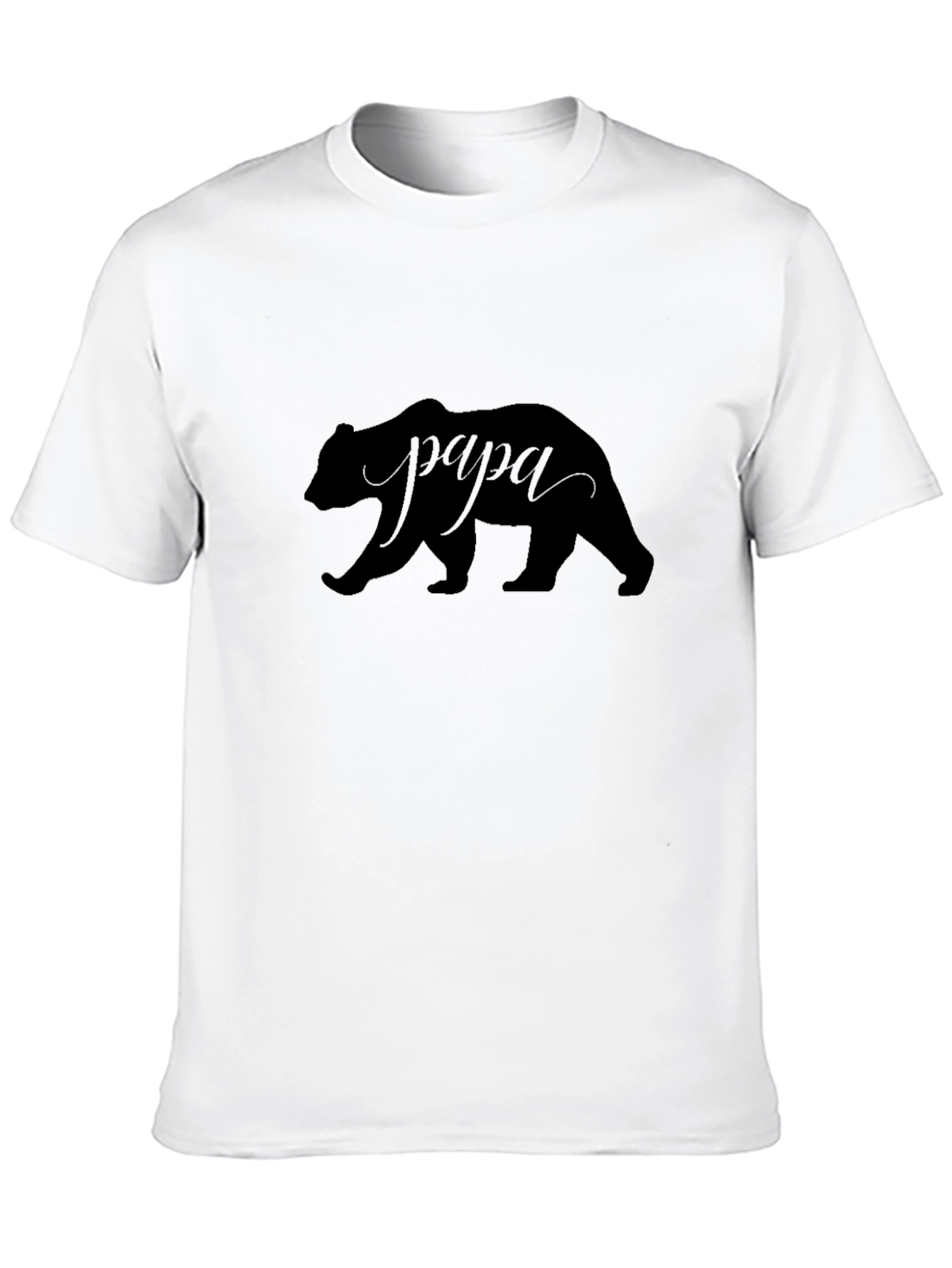 Papa Bear T-Shirt - Black