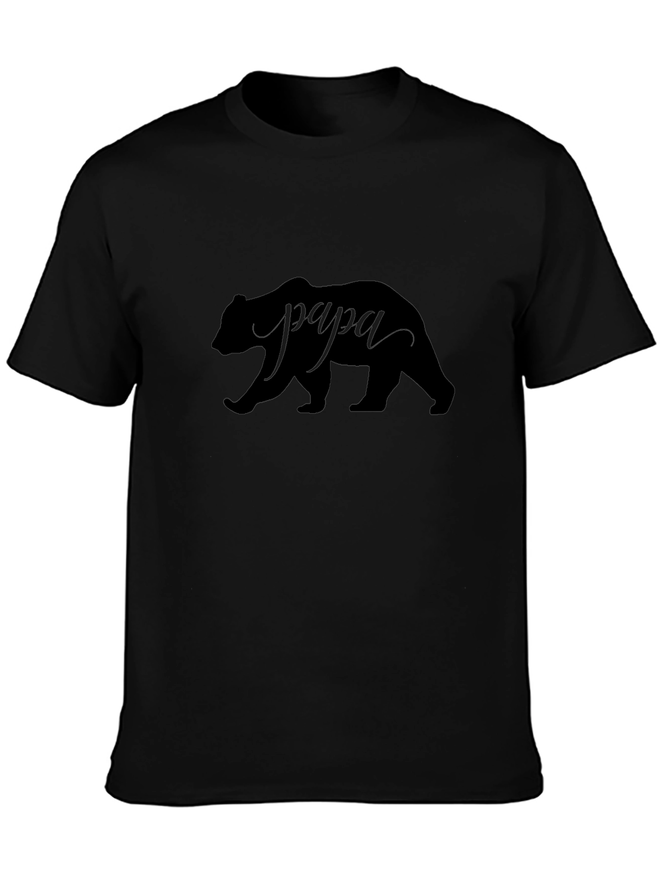 Papa Bear T-Shirt - Black