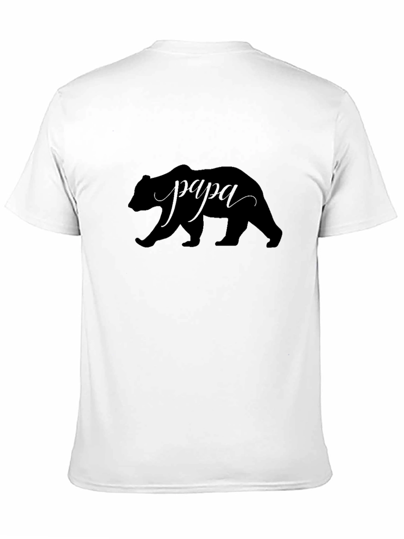 Papa Bear T-Shirt - Black