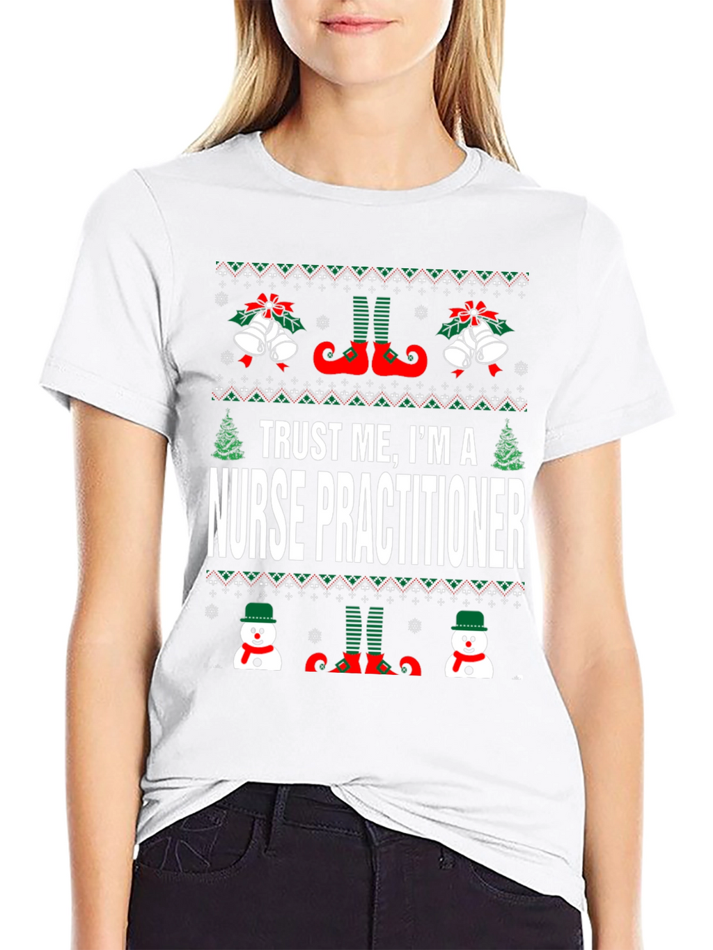 Nurse Practitioner Christmas T-Shirt
