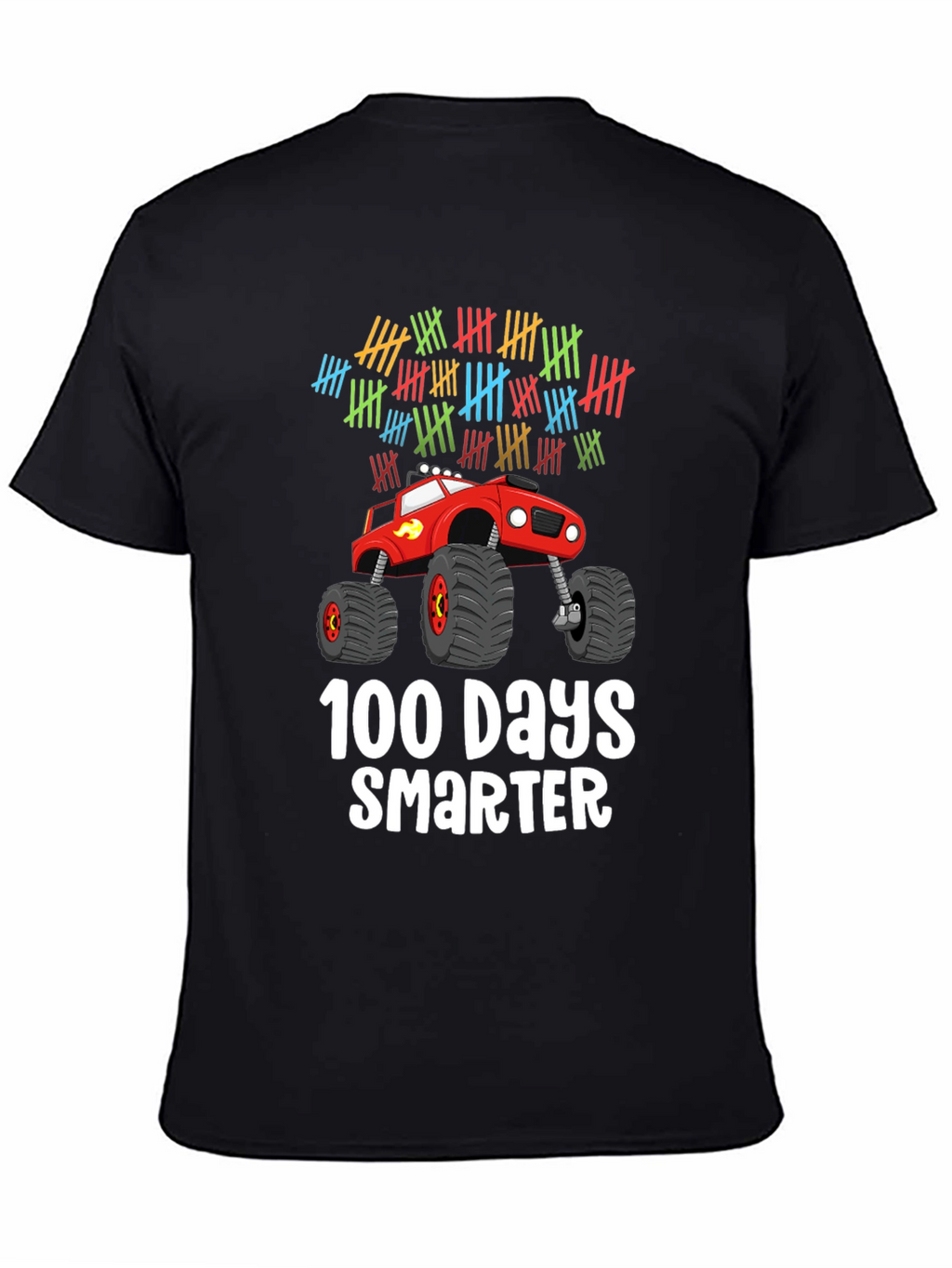 100 Days Smarter Monster Truck Kids T-Shirt