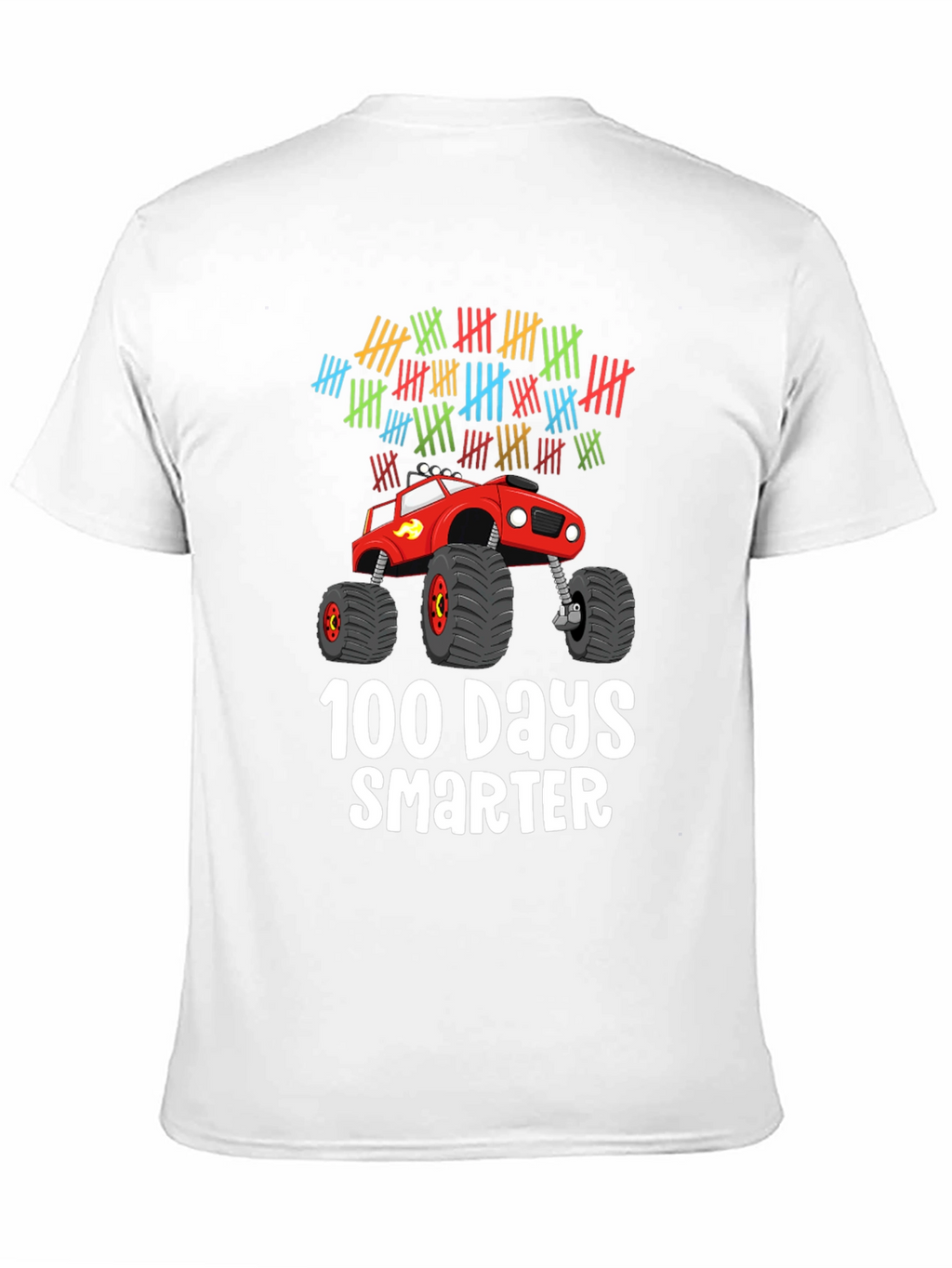 100 Days Smarter Monster Truck Kids T-Shirt