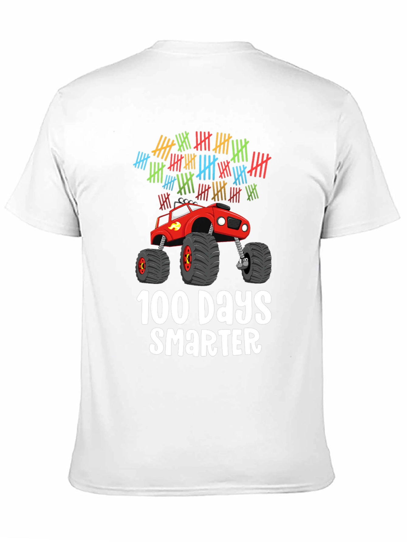 100 Days Smarter Monster Truck Kids T-Shirt