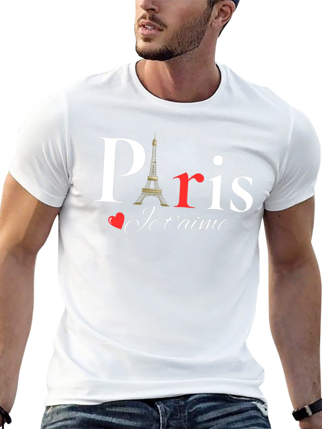 Paris Je Taime Black T-Shirt