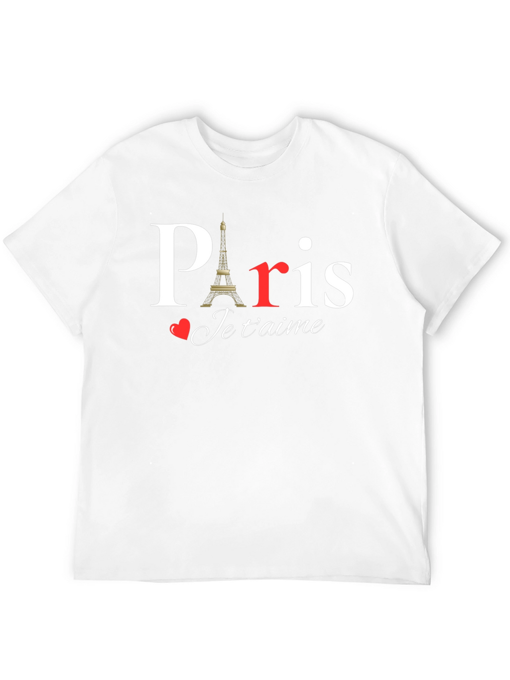 Paris Je Taime Black T-Shirt