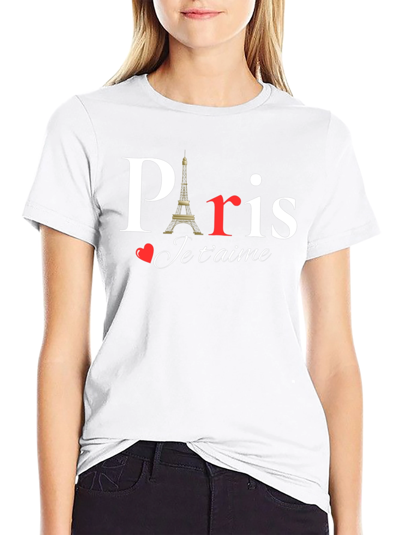 Paris Je Taime Black T-Shirt
