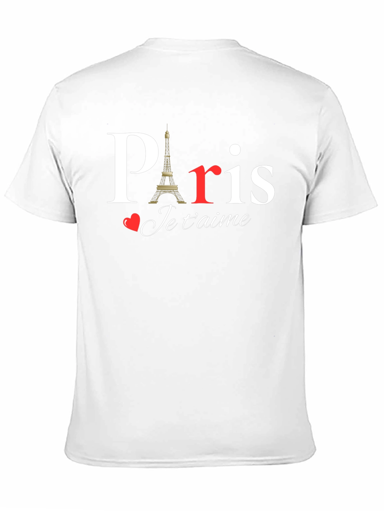 Paris Je Taime Black T-Shirt