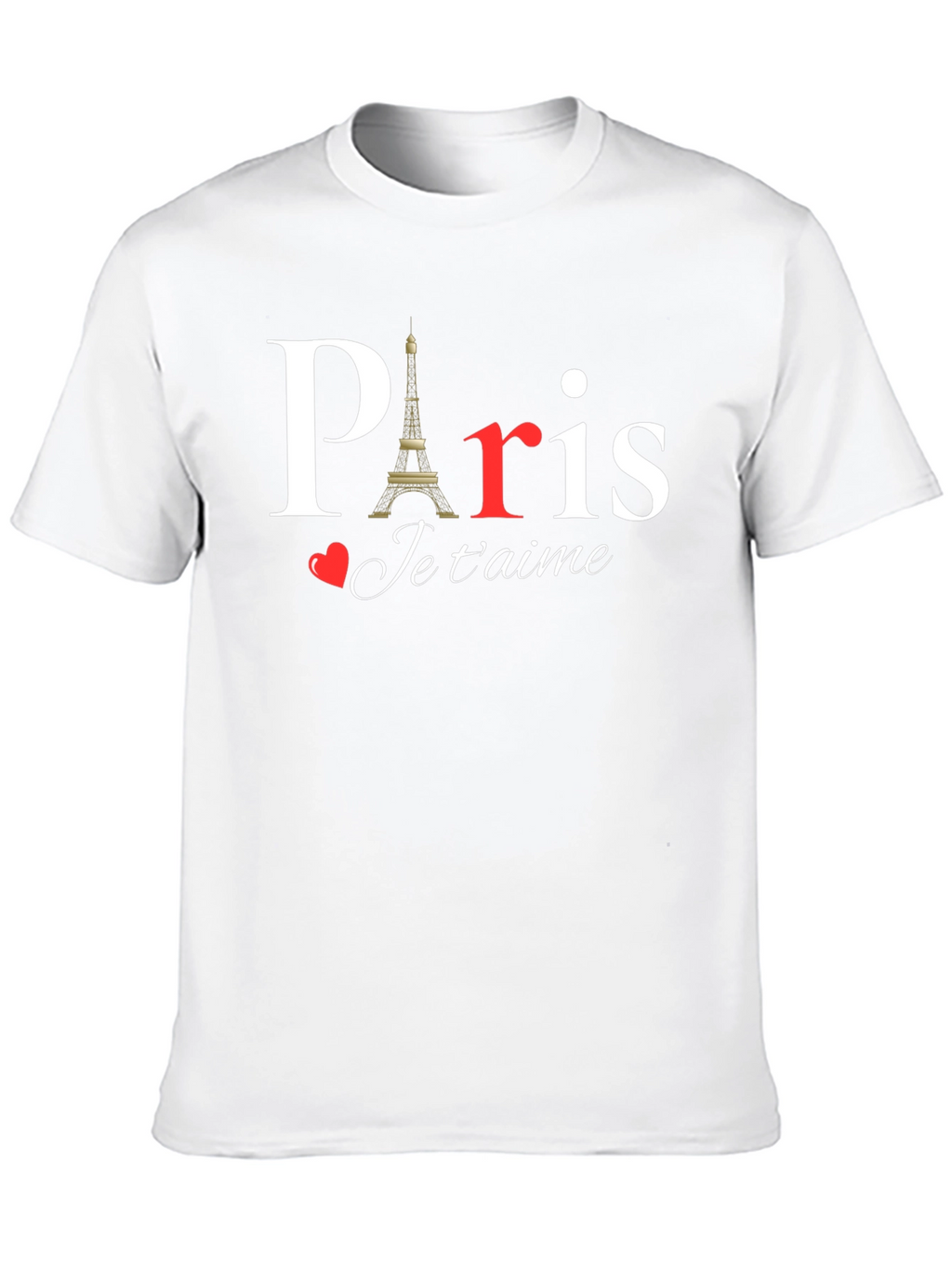Paris Je Taime Black T-Shirt
