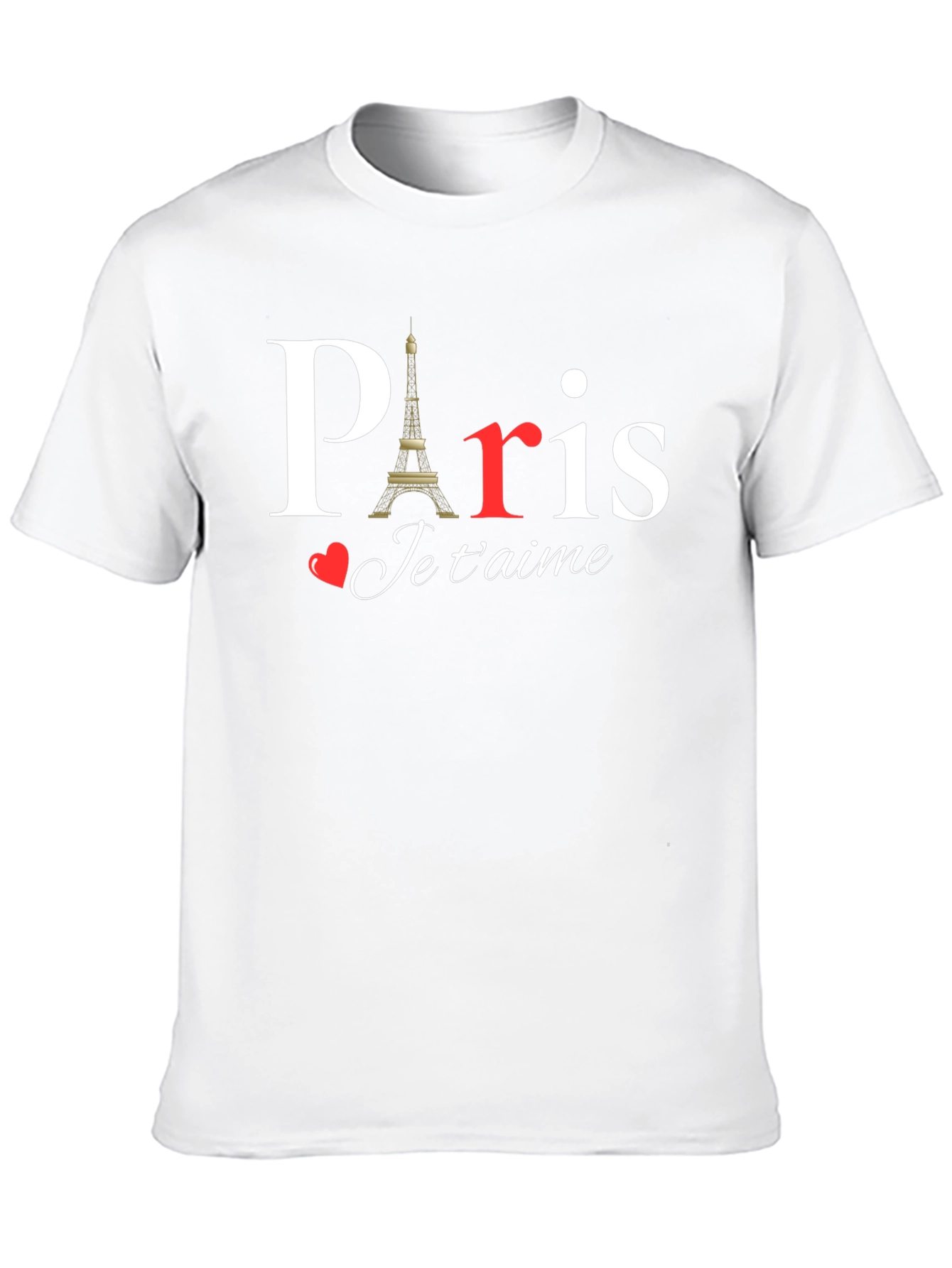 Paris Je Taime Black T-Shirt